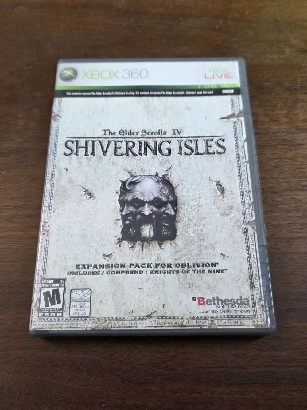 Xbox 360 The Elder Scrolls IV Shivering Isles Expansion pack for Oblivion Game